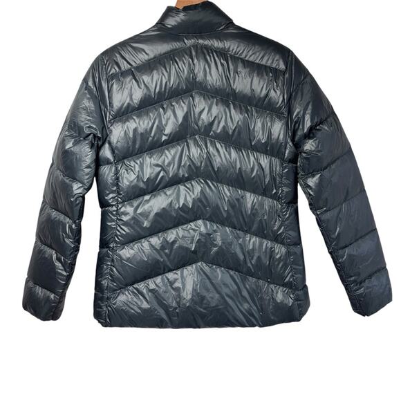 EDDIE BAUER LADIES DOWN PACKABLE WOMEN SMALL BLUE EMERALD JACKET BRAND NEW - Picture 2 of 7